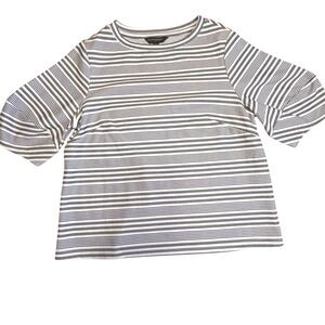 Banana‎ Republic Striped Knit Bell Sleeve Top XS